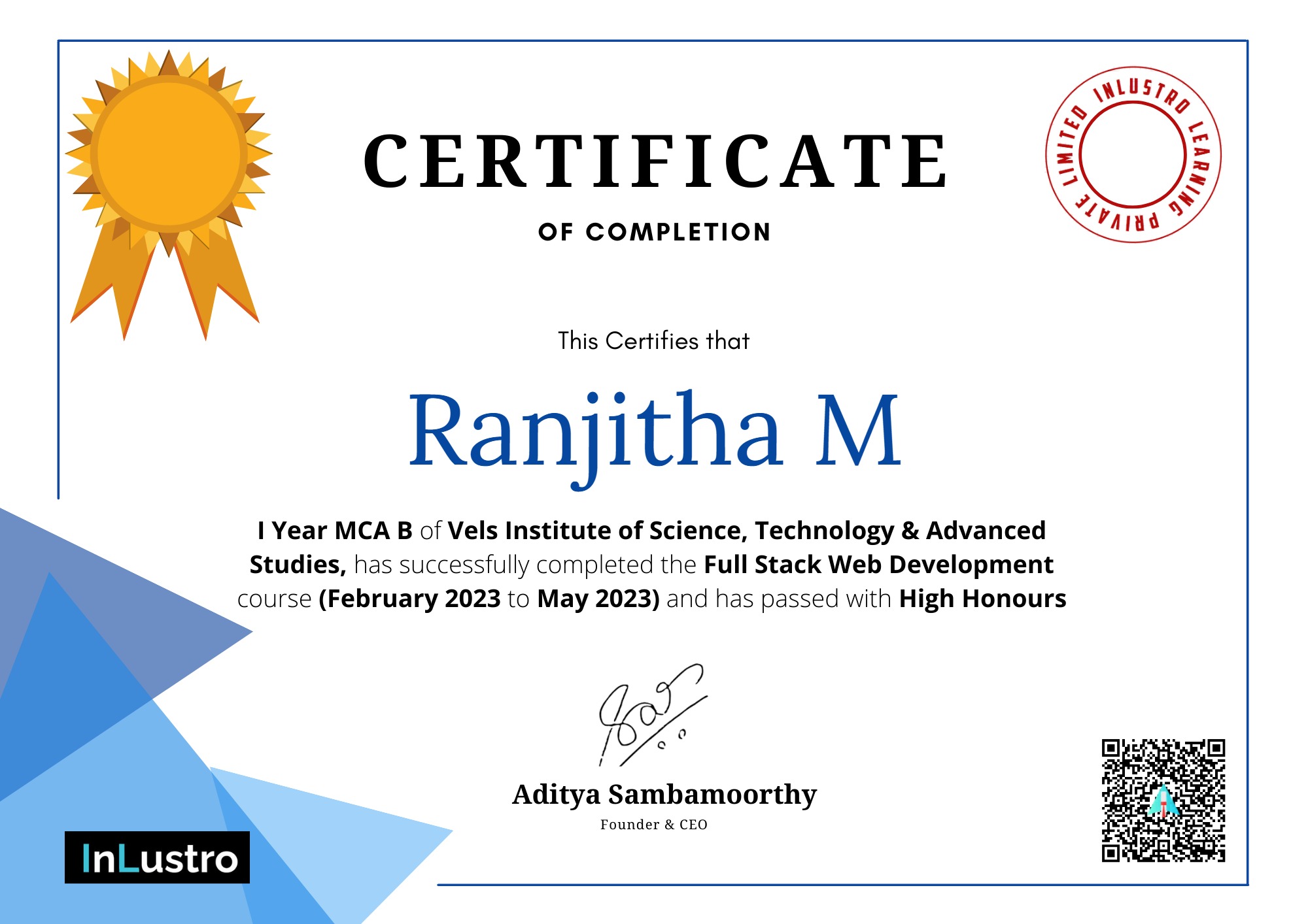 FullStack Certificate